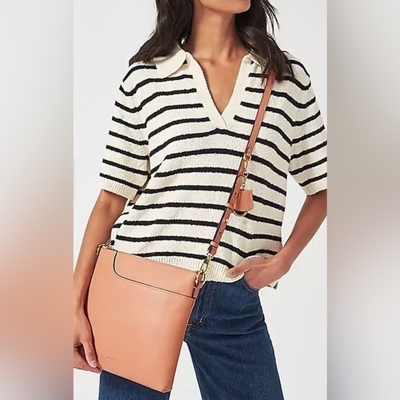 Radley London Open Pink Stitch Street Crossbody Nwt